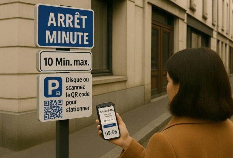 QrBlue arret minute qr